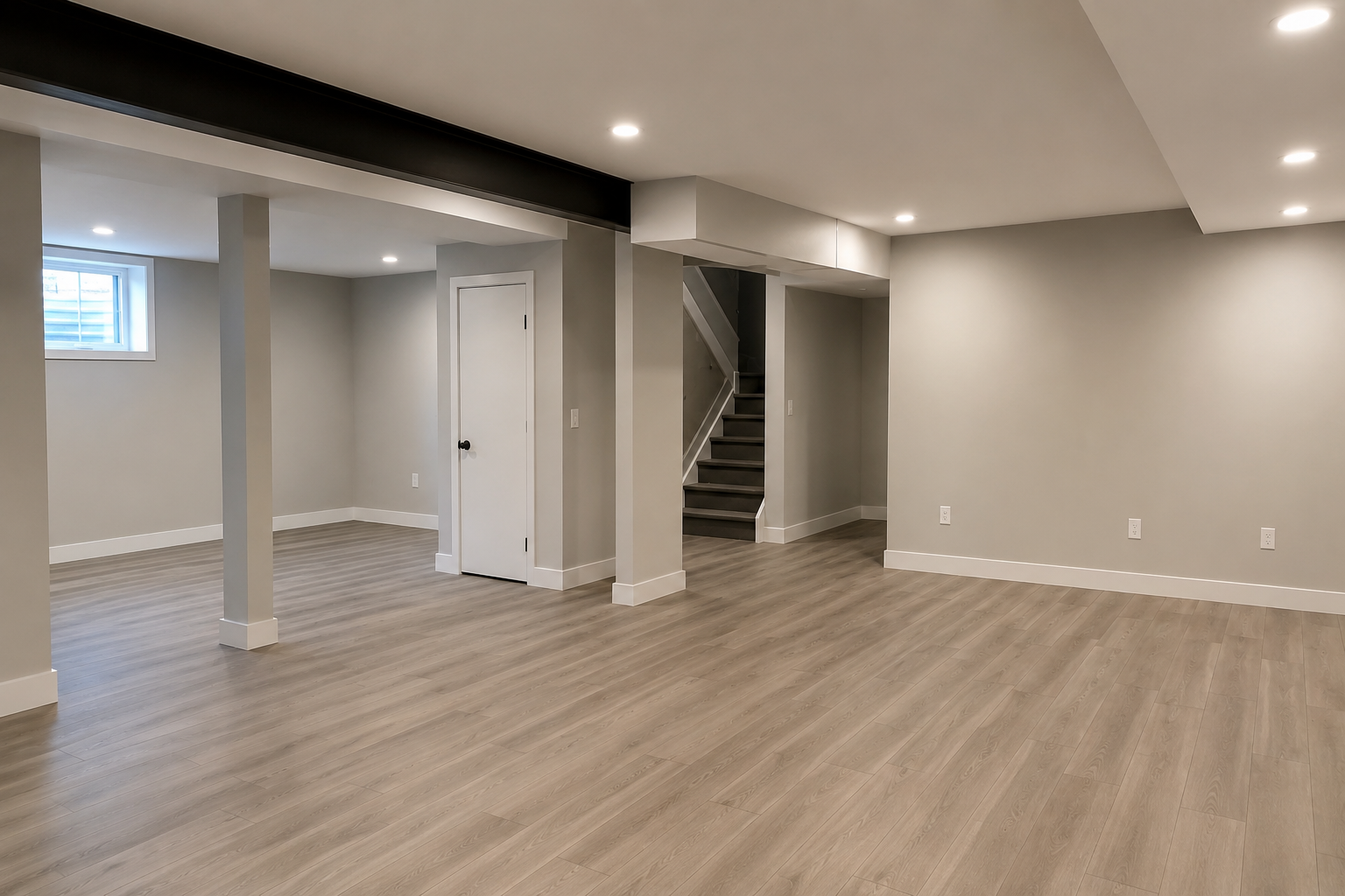 Basement Transformation — Before & After — after