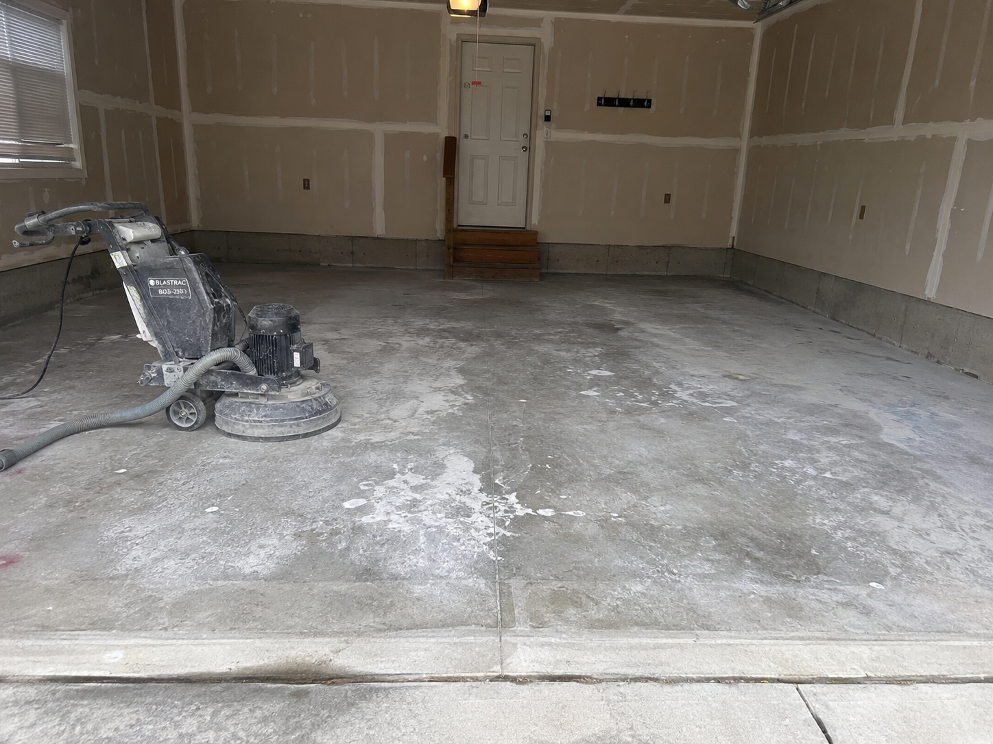 Garage Epoxy & Paint — Before & After — before