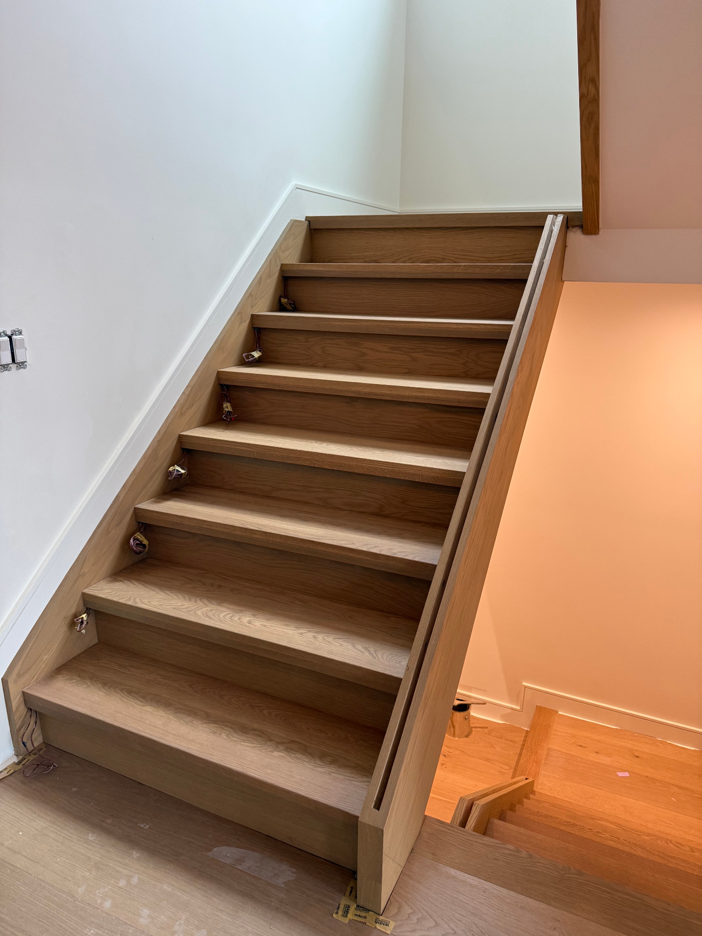 Custom White Oak Staircase